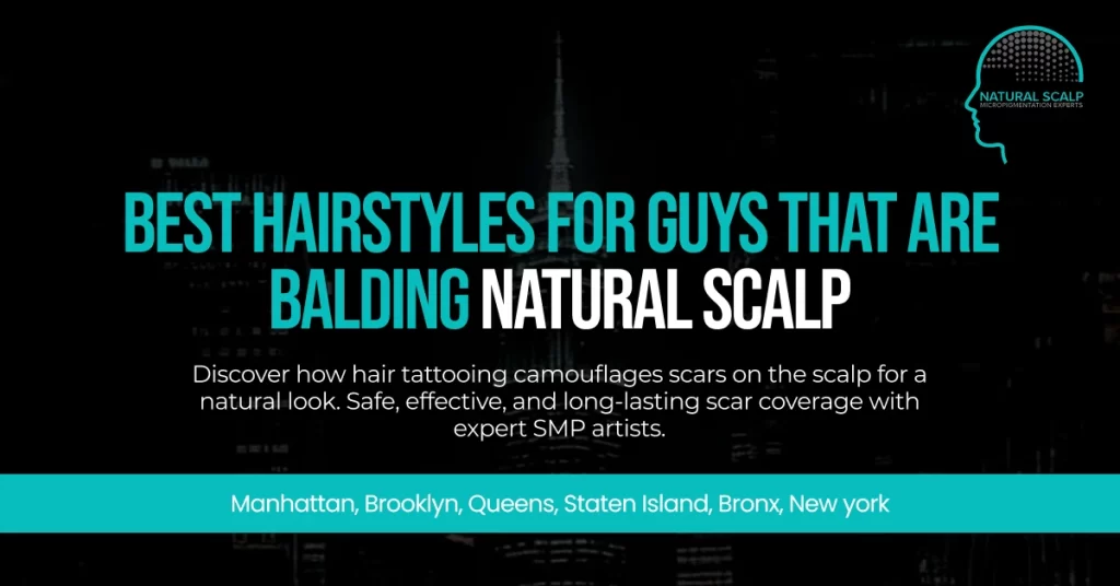 Best Hairstyles for Guys That Are Balding | Natural Scalp